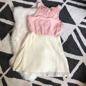 Pink/Cream Dress